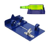Cortador De Botellas De Vidrio, Cortador De Botellas De Vino, Kit De Máquina DIY, Herramienta De Corte De Cabeza De Corte De Carburo Afilado(Azul)