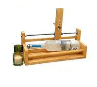Cortador de botellas de vidrio de madera de alta calidad, ideal para proyectos creativos de fabricación de regalos, máquina de corte de vidrio, fabricación de regalos creativos