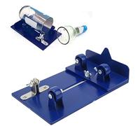 Cortador de botellas de vidrio, rango de corte de 20-230 mm, herramienta de corte de botellas de tablero de PC, cabezal de corte de carburo afilado de alta resistencia, cortador (Azul)