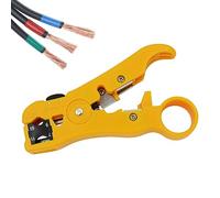 Cortador De Cable Coaxiales: Herramienta De Preparación Y Pelacables Universal | Cortador De Cable Rápido Multifuncional, Pelador De Precisión Duradero Para Cables Coaxiales, Cables De Red, Trabajo