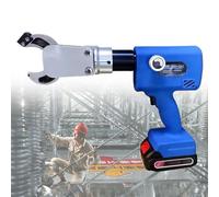 Cortador de Cable Hidráulico Eléctrico, con 2 Baterías Extraíbles, Herramienta de Corte de Cables, for Cu/Al y Cable Blindado, Kit de Cortador de Cable Eléctrico Portátil(A)