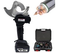 Cortador De Cable InaláMbrico cables con trinquete eléctrico hidráulico e para cortes de alto rendimiento de cobre y aluminio. Funciona a batería para un trabajo eficiente.