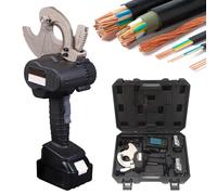 Cortador De Cable InaláMbrico cables eléctrico con trinquete para aluminio y cobre recargable. Rango de corte: diámetro máximo de 45/65/75 mm. Herramienta de corte inalámbrica con blindaje y