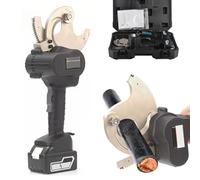 Cortador De Cable InaláMbrico cables eléctrico de trinquete a batería con 2 baterías y cabezal de corte de acero aleado tijeras inalámbricas recargables de 18 V con engranajes rango de corte