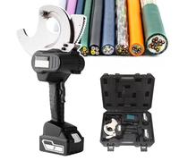 Cortador De Cable InaláMbrico cables eléctrico de trinquete de 18 V herramienta de corte para aluminio cobre y blindaje herramienta de corte hidráulica inalámbrica con blindaje 2 baterías y