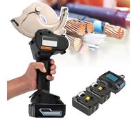 Cortador De Cable InaláMbrico cables eléctrico de trinquete herramientas eléctricas tijeras inalámbricas de 18 V con engranajes rango de corte máximo de 45/65/75 mm alimentado por batería (2