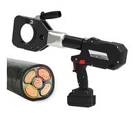 Cortador De Cable InaláMbrico Tijeras hidráulicas de trinquete eléctrico de 120 kN con batería herramienta de corte de alambre de 105 mm para aluminio y cobre/aluminio blindado.