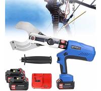 Cortador de cables de trinquete eléctrico, cortador hidráulico recargable con pantalla LED, tijeras alimentadas por batería para cable de aluminio y cobre