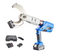 Cortador De Cables EléCtrico HidráUlico Y EléCtrico De 18 V Y 4 Ah,Crimpadora De Cables De 60/120/160/250 Kn, Tijeras De Corte A BateríA Para Cables De Cobre, Aluminio Y Blindados(EZ105C)