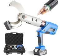 Cortador de cables hidráulico eléctrico con pantalla LED y funcionamiento de batería para cables de aluminio y cobre