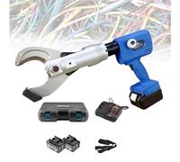 Cortador de cables hidráulico eléctrico portátil, rango de corte de 30/65 mm, con batería extraíble y base de carga para un corte eficiente de cables