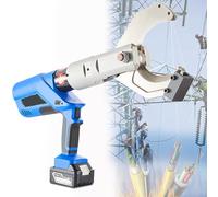 Cortador de cables hidráulico, herramienta de corte de alambre eléctrico a pilas para cable de aluminio y cobre blindado, incluye batería y cargador