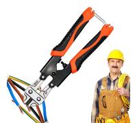 Cortador De Cables Para Alambre De Acero,Cortador De Cables Metálicos De Uso Intenso | Herramienta Manual De Corte Preciso Con Empuñadura Antideslizante Para Profesionales Y Aficionados