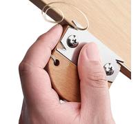 Cortador de Cantos,Bordeadora Ergonómica De Mango De Madera - Cepillo Manual De Acero Inoxidable Para Rebabas De Cantos - Para Talleres Domésticos Muebles Gabinetes