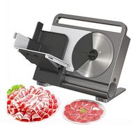 Cortador de Carne Corte eléctrico Tomate Plegable Ham Wamelon Cake Vegetal Fatrina Espesor Ajustable Molilla Cocinar sin Esfuerzo