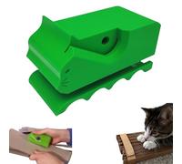 Cortador De Carton, Cortador De Cartón De Mano Impreso En 3D, Cortador De Cartón Rascador para Gatos, Cortador De Tiras De Cartón Creativo De Mano para Almohadillas Rascadoras De Gatos