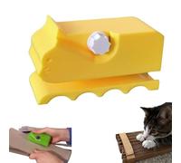 Cortador De Carton, Cortador De Cartón De Mano Impreso En 3D, Cortador De Cartón Rascador para Gatos, Cortador De Tiras De Cartón Creativo De Mano para Almohadillas Rascadoras De Gatos