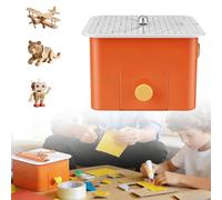 Cortador de cartón eléctrico for niños, herramienta de sierra de cartón segura, espesor de corte de 0-4mm, for cartón, cartulina, papel kraft, papel A4