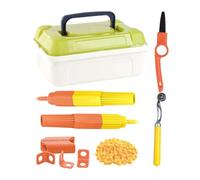 Cortador de Cartón para Niños - 148 Piezas Suministros Educativos Seguros con Bordes Dentados,Cortador De Cartón Seguro para Niños - para , Juego, Hogar, Escuela, Fuerte, Castillo, Coche, Tienda