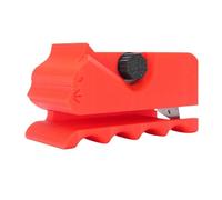 Cortador de cartón para rascador de Gatos, Cortador de cartón Manual con impresión 3D de plástico para Crear una Tabla de rascar para Gatos, con Forma de Gato única (Rojo)