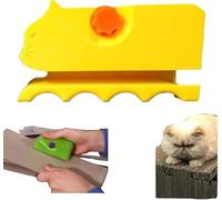 Cortador de cartón para rascadores de gatos, cortador de cartón impreso en 3D, herramienta de reciclaje de cartón de mano, cortador de cartón, rascador de gatos, máquina de corte creativa de cartón