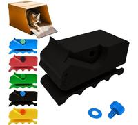 Cortador de cartón para rascar gatos impreso en 3D con forma de gatito, herramienta de corte manual de cartón con cuchilla, accesorio para mascotas, herramienta de corte manual ecológica para