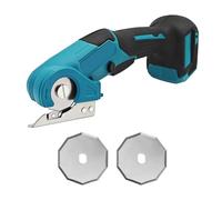 Cortador de cartón, tijeras eléctricas compatibles con batería Makita de 18 V, tijeras universales con bloqueo de seguridad para manualidades para cortar cartón, alfombra de cuero (sin batería)