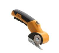 Cortador De Carton, Tijeras Rotativas Mini, Eléctricas E Inalámbricas, Con Batería Recargable For Tela, Cuero Y Cartón,Tijeras Electricas(Yellow)