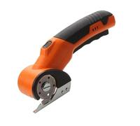 Cortador De Carton, Tijeras Rotativas Mini, Eléctricas E Inalámbricas, Con Batería Recargable For Tela, Cuero Y Cartón,Tijeras Electricas(Orange)