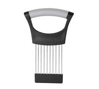 Cortador de cebolla para cortar, soporte para rodajas de cebolla, soporte para cortador de limón de cocina, herramienta de corte multifuncional para cebollas, carne, patatas, tomates y limones