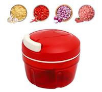 Cortador de Cebollas Manual, Picadora Manual Múltiple con 3 Cuchillas de Acero Inoxidable y 1 Divisor de Alambre, Cortador de Verduras para Ajo, Cebolla, Verduras, Material ABS, 520ml