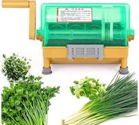 Cortador de cebolletas de mano - Cortador de verduras de hoja de acero inoxidable de 3 mm para picar rápidamente cebollas verdes, puerros, perejil