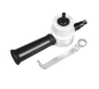 Cortador de chapa de doble cabeza de aleación, Nibbler de chapa de 360 grados, fijación de taladro, herramienta de carpintero