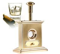Cortador de cigarros de Mesa Guillotina Corte Afilado Corte Recto Cortadores de cigarros para cigarros de Calibre Anillo de 52 y 60 con Embalaje de Caja de Madera