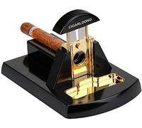 Cortador De Cigarros De Mesa, Metal De Lujo, Acero Inoxidable, Guillotina Más Gruesa, Suave, Exquisita, Tijeras De Cigarros De Escritorio Con Caja De Regalo, Negro,Enchanting12