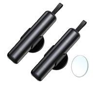 Cortador de cinturón de seguridad 2 en 1, martillo de seguridad para coche, herramienta para romper ventanas de coche (2, negro)