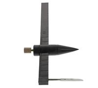 Cortador de círculo de cerámica, herramienta de fabricación de artesanías de cerámica: cortador de círculos de yeso, brújula de plástico, herramientas de cortador de círculo, calibrador para arcilla