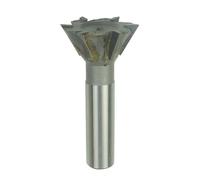 Cortador de cola de milano, ángulos de 55° y 60°, diámetro de corte de 16-45 mm, fresa de extremo de acero de carburo de tungsteno for mecanizado de precisión -1 pieza(25x60 degree)