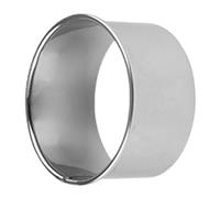 Cortador de , cortadores redondos para hornear | Moldes de anillo de rosquillas de acero inoxidable | Suministros reutilizables de artesanía, sello profesional y fondant