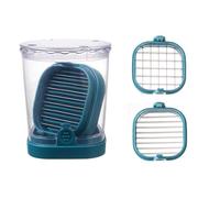 Cortador de cubos de frutas y verduras creativo de acero inoxidable 304 eficiente cortador de frutas para preparar comidas sin esfuerzo Cortador manual de alimentos