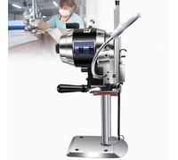 Cortador de Cuchilla Recta Vertical, Máquina Eléctrica Industrial 1200W, Afilado Automático + Luz LED, Cuchilla 195-470mm para Cuero(110mm)