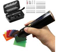 Cortador de cuchillos ultrasónico, cuchillo de trinchar de corte ultrasónico eléctrico, 3 niveles de potencia ajustables, for refinar impresiones, modelos 3D, PVC, madera, más