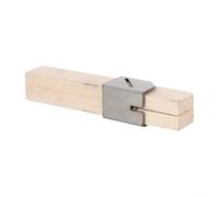 Cortador de cuerda de botella de plástico de madera y metal para uso portátil, ayuda a reciclar botellas de plástico en cuerdas funcionales