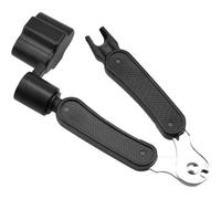 Cortador de cuerda de guitarra, 1 herramienta multifuncional 3 en 1 con cortador de cuerdas y extractor de pines de puente, diseño compacto de 12 x 5 cm para una fácil reparación y mantenimiento de