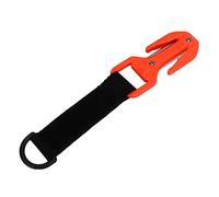 Cortador de Cuerda de Seguridad, Cortador de CinturóN de Buceo Resistente Al Calor, Cuchillas Afiladas con Soporte de Cuchilla para un Buceo Seguro (Naranja)