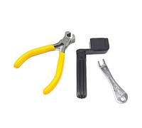 Cortador de cuerdas de guitarra, práctico extractor de trastes, alicates de extracción de cuerdas, herramienta de reparación de puente, alicates de alambre, tijeras