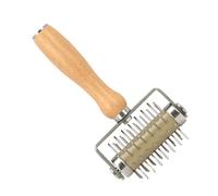 Cortador de Enrejada Rueda rodillo en acero inoxidable con mango | Herramienta cortadora de hojaldre y Para cocina, hogar, panadería, restaurante, cafetería, repostería, hacer galletas D
