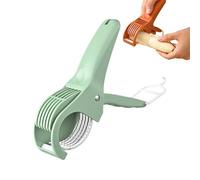 Cortador de ensalada manual: herramienta portátil para frutas y verduras, cortador de verduras creativo | gadget de cocina versátil, ideal para cortar ensaladas, frutas y verduras en un solo