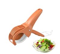 Cortador de ensaladas - Cortador manual portátil de frutas y verduras, herramienta de cocina creativa | Ideal para preparación rápida, ensaladas, cubitos de frutas y verduras, camping, fiestas, hogar
