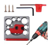 Cortador de espárrago ajustable, cortador de espárrago para carpintería | Plantilla de clavija de barra métrica ajustable de 8 mm a 20 mm, aleación de aluminio de 8 agujeros con 8 agujeros, varillas
